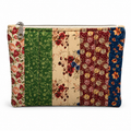 Multicolor Zipper Pouch 8.5"L x 6"W x 0.75"H