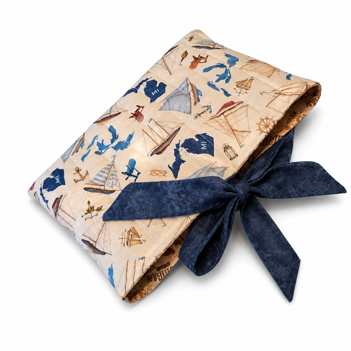 Michigan Sailboat Book Sleeve