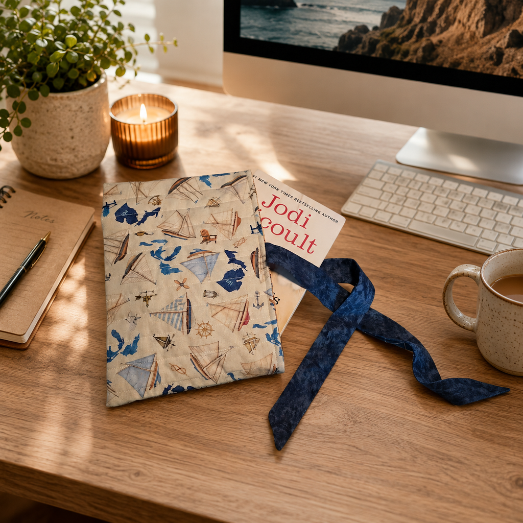 Michigan Sailboat Book Sleeve